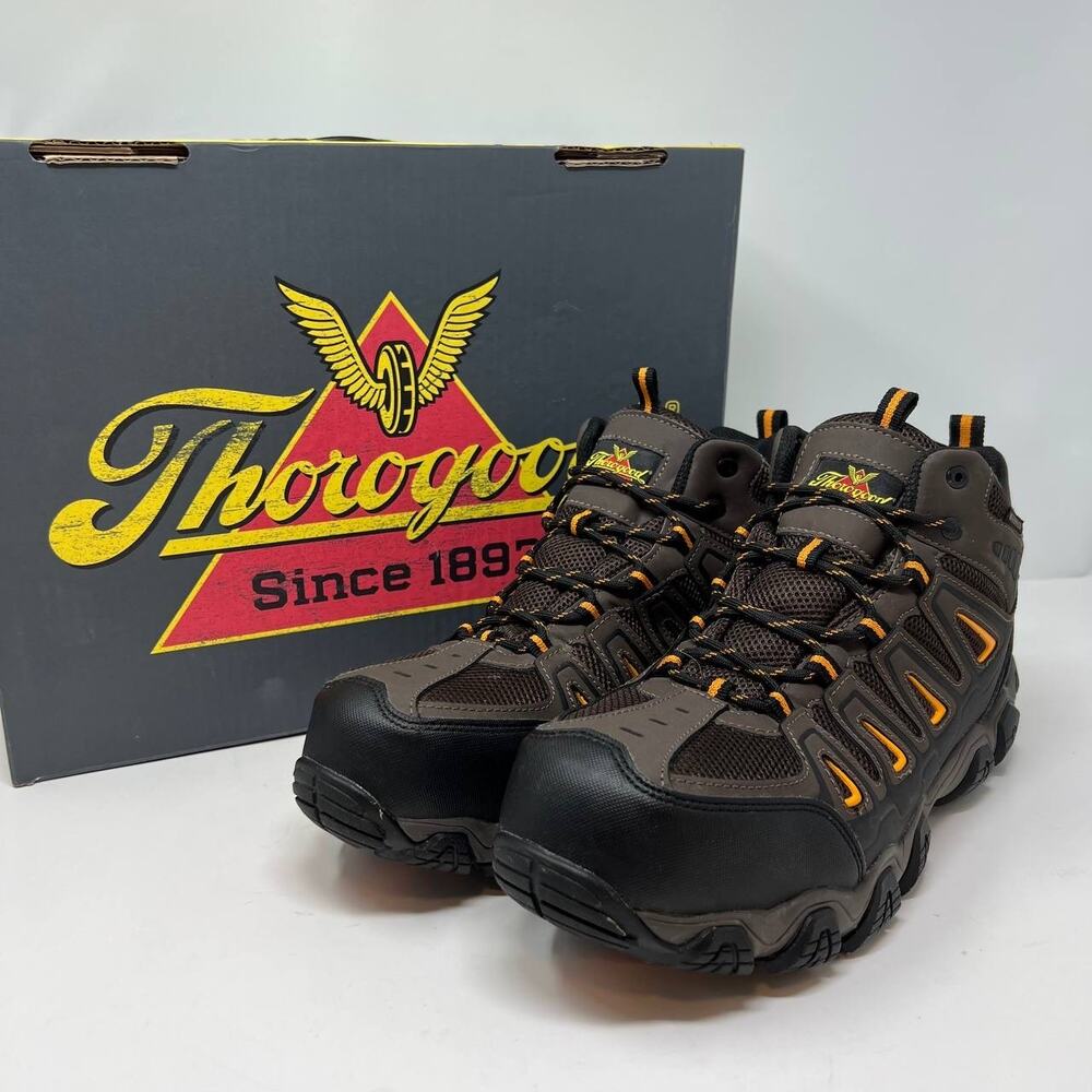 Thorogood Men's Crosstrex Hiking Boots Size 11.5W Composite Safety Toe Outdoors
